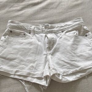 Gap Women's White Denim Shorts